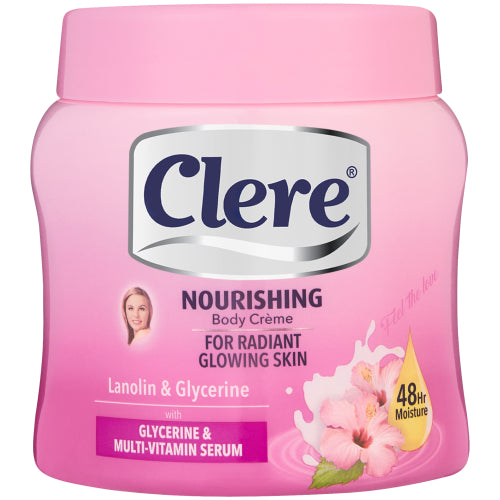Clere Lanolin & Glycerine Body Creme 500ml