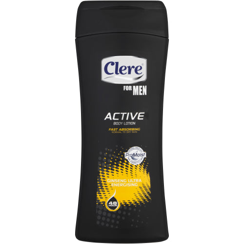 Clere for Men Active Body Lotion 400ml