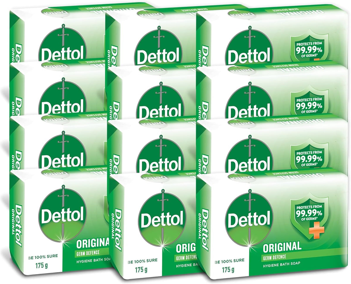 Dettol Original Bar Soap 175g  x  12