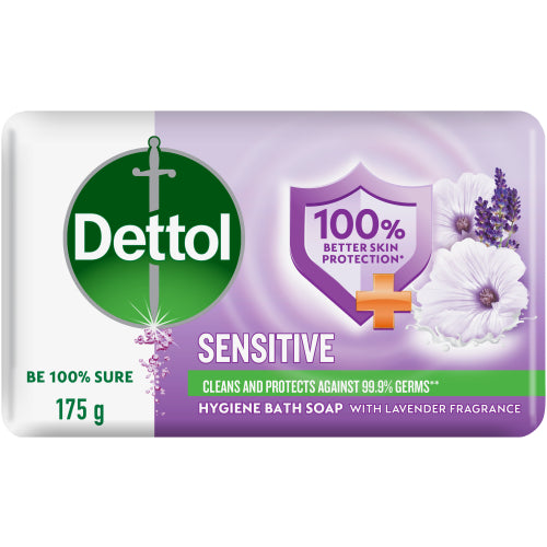 Dettol Sensitive Bar Soap 175g