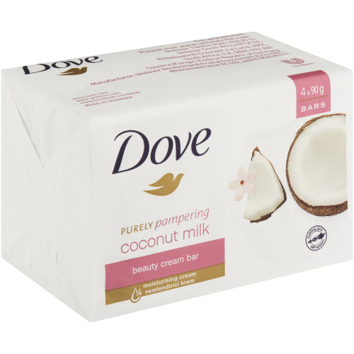 Dove Coconut Milk Soap Bar 90g  x 4
