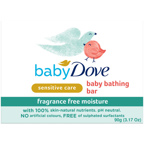 Baby Dove Fragrance Free  Soap Bar 90g