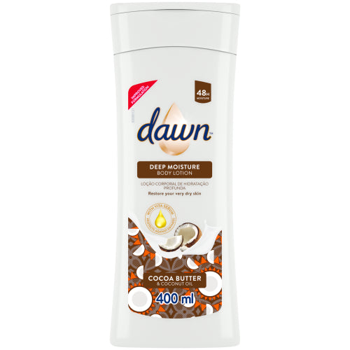 Dawn Deep Moisture Cocoa Butter Hand and Body Lotion 400ml