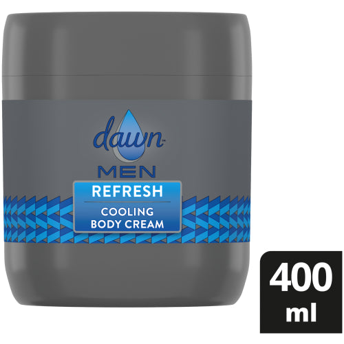 Dawn Men Refresh Cooling Hand and Body Cream 400ml
