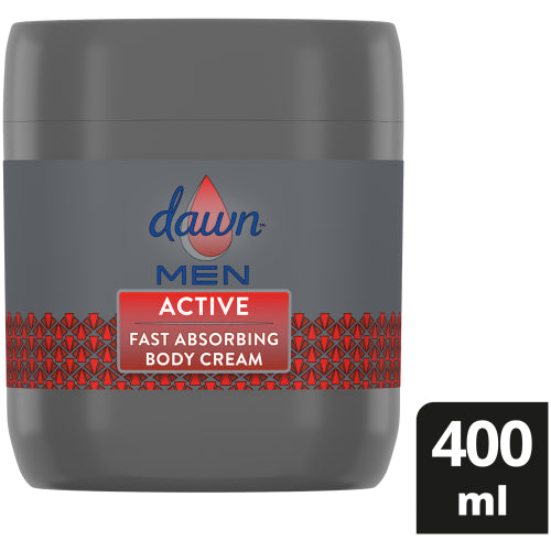 Dawn Men Active Hand and Body Cream 400ml