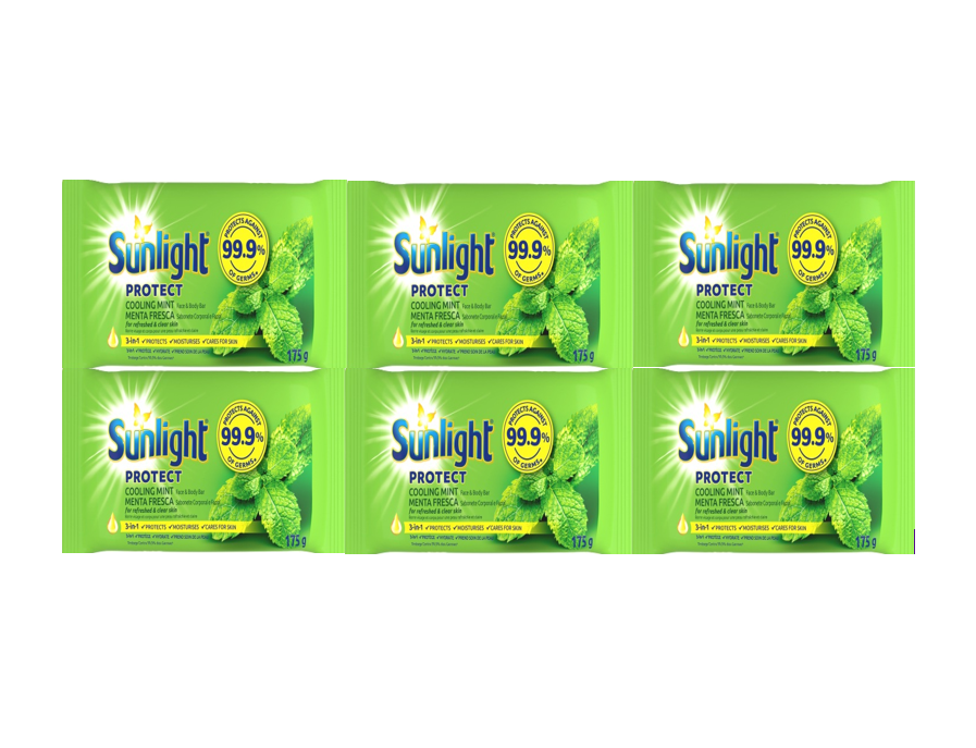 Sunlight Cooling Mint Bar Soap 175g  x  6